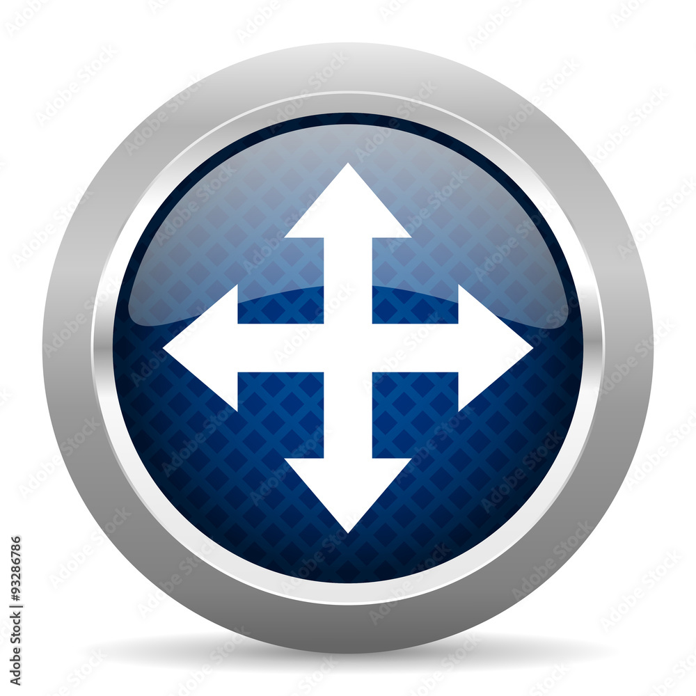 arrow blue circle glossy web icon on white background, round button for internet and mobile app arrow blue circle glossy web icon on white background, round button for internet and mobile app