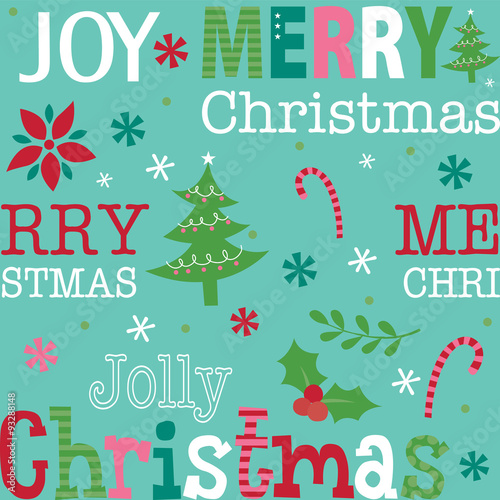 Seamless Christmas Pattern Illustration. suitable for wrapping  wallpaper  background