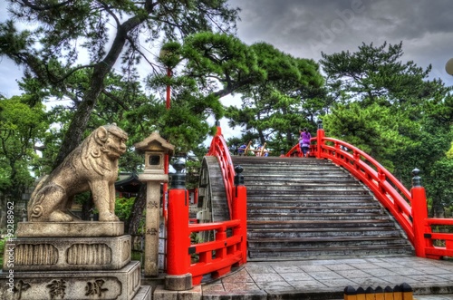 住吉大社 太鼓橋/HDR photo