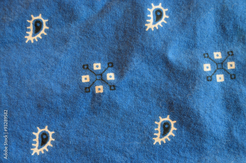 Blue Bandana Kerchief Detail