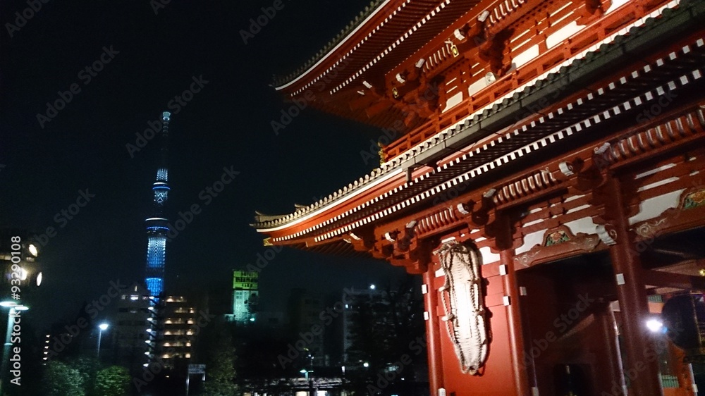 Asakusa Senso-Ji at Night