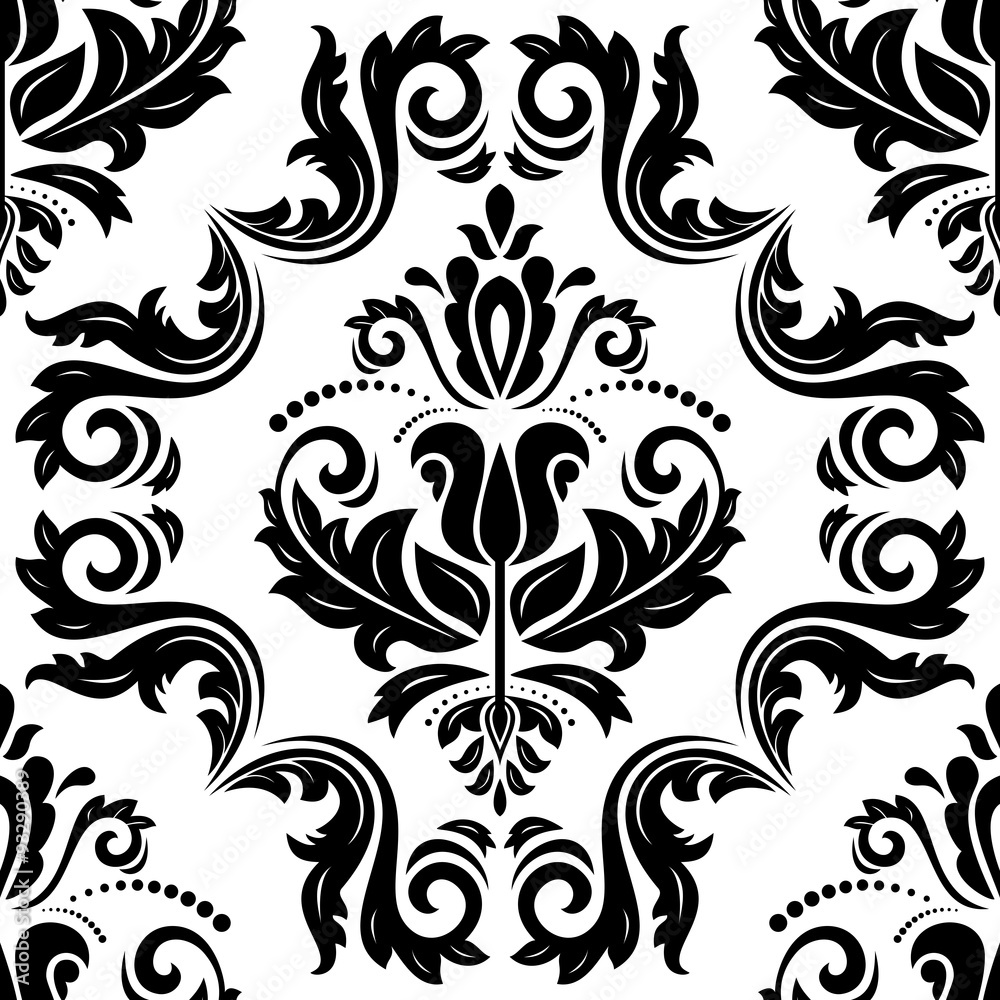 Damask Seamless Vector Pattern