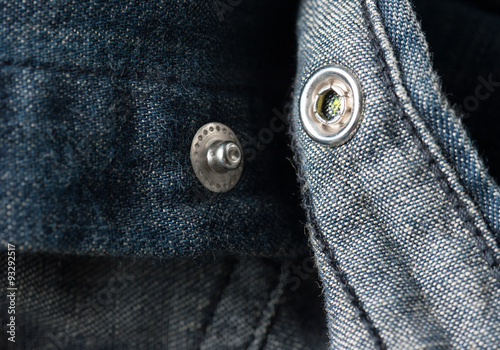 buttons on blue jeans. Nice for a background.