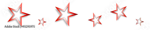 Stern Banner rot Weihnachten