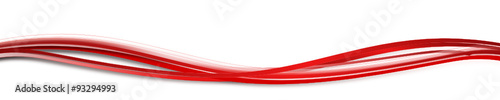 Welle Wellen rot weiß Banner Band
