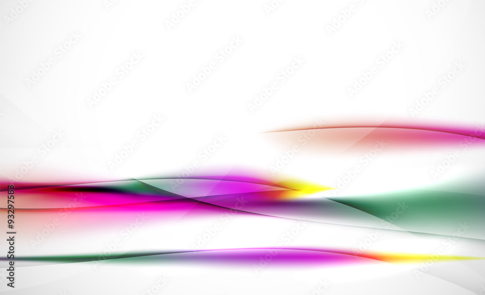 Colorful wave line, abstract background with light and shadow