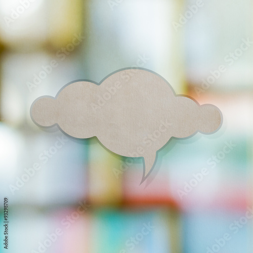 Cloud paper on defocused light abstract texture background