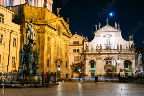 Statue Of Czech King Charles Iv In Prague, Czech Republic © Grigory Bruev