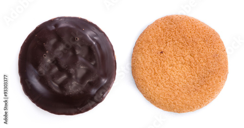 Jaffa Cakes (isolated on white)