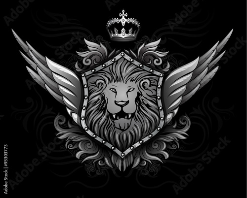 Fototapeta Naklejka Na Ścianę i Meble -  Winged Lion Insignia 2