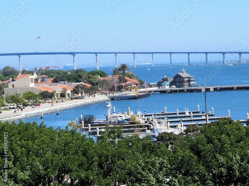 Amazing view of San Diego bay bridge