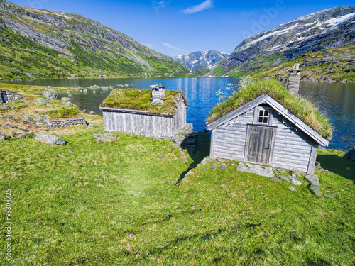 Norwegian huts #93304725