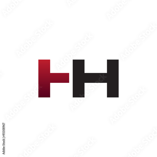 modern initial logo HH