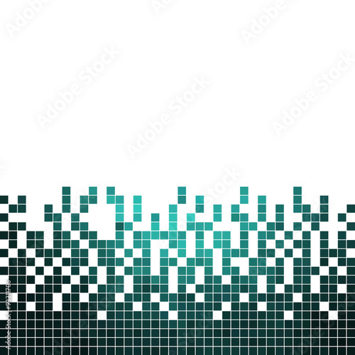 abstract vector square pixel mosaic background