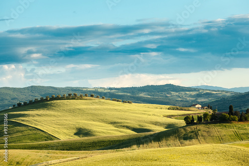 Spring landscape of fields Tuscan © Sławomir Fajer
