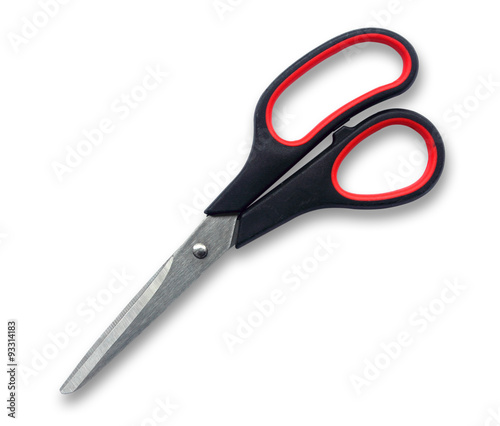 scissors on white background