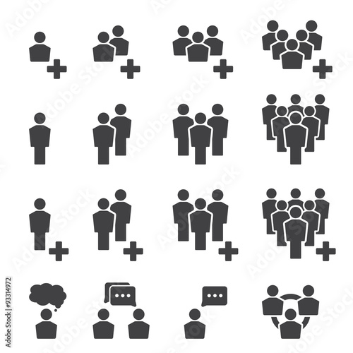 people icon set