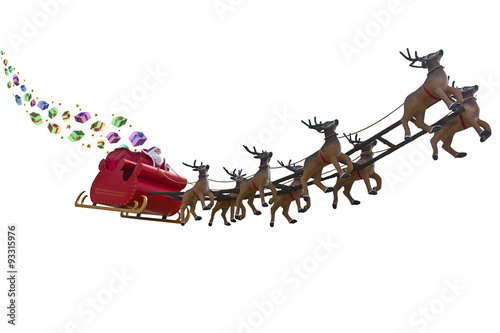 Santa Claus gifts are arriving