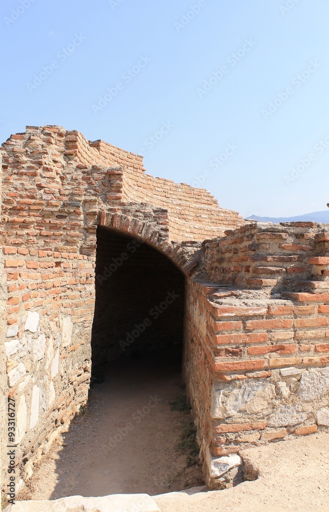 The castle and the tomb of Saint John in Selcuk Ephesus, Turkey