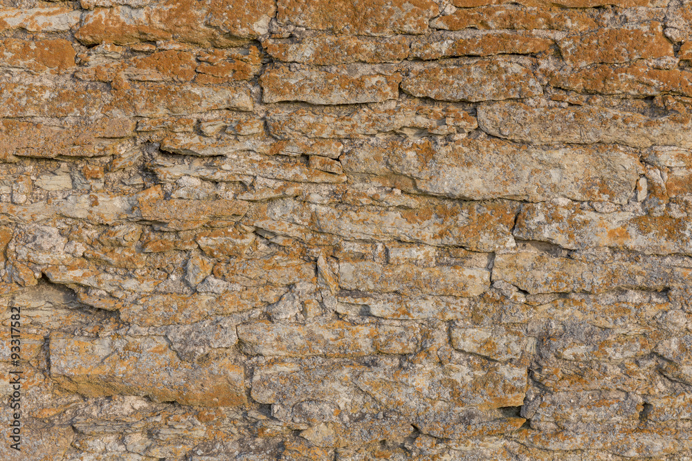 Old stone wall texture with moss Old stone wall texture with moss