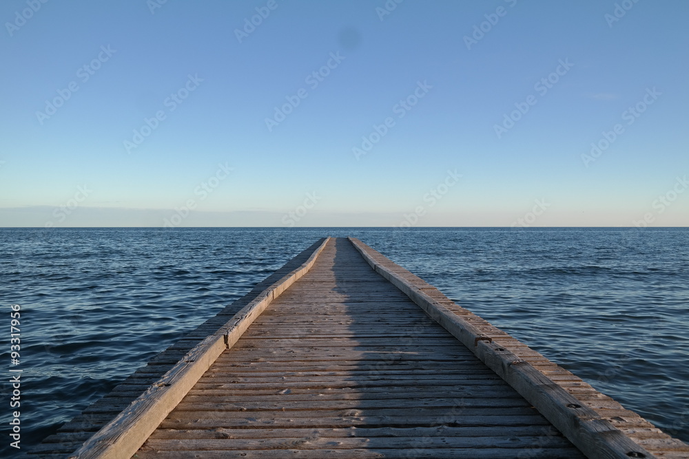 Fototapeta premium Pier ins Meer
