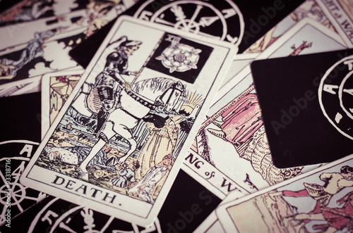The Tarot - Card of Death and Other Cards.