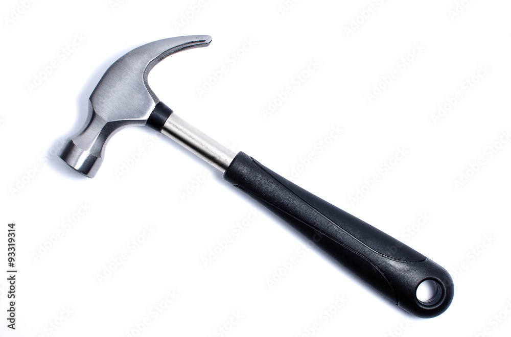 Hammer on white background
Hammer on white background