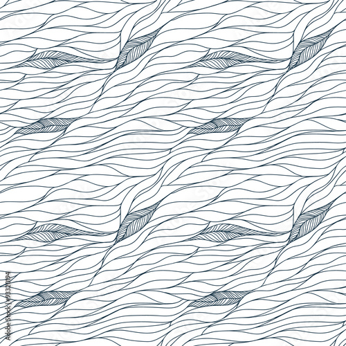 abstract hand-drawn doodles pattern