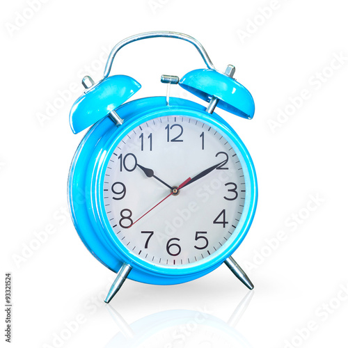 alarm clock isolated on white background