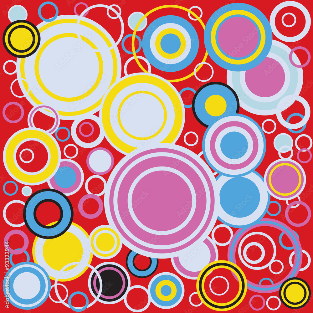 Pop Art Colour Circles Pop Art Colour Circles