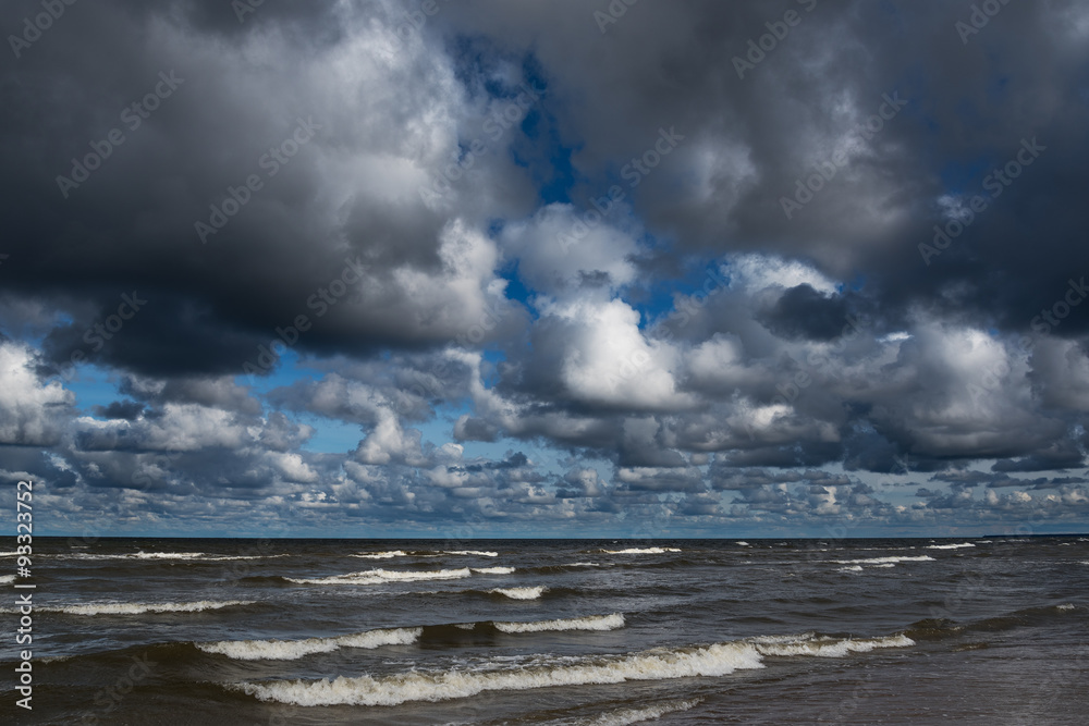 Fototapeta premium Clouds and sea.