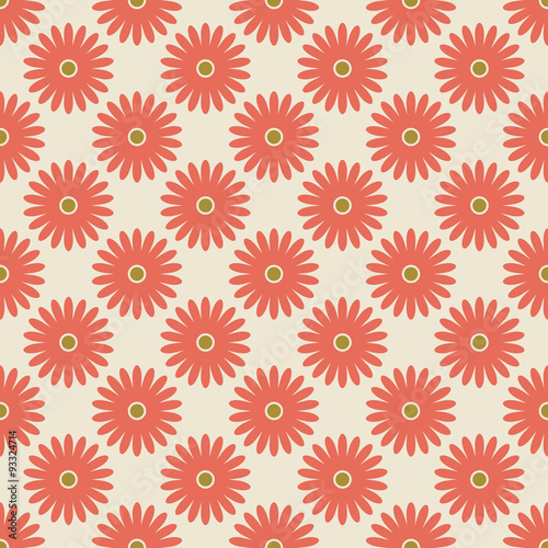 simple seamless floral pattern