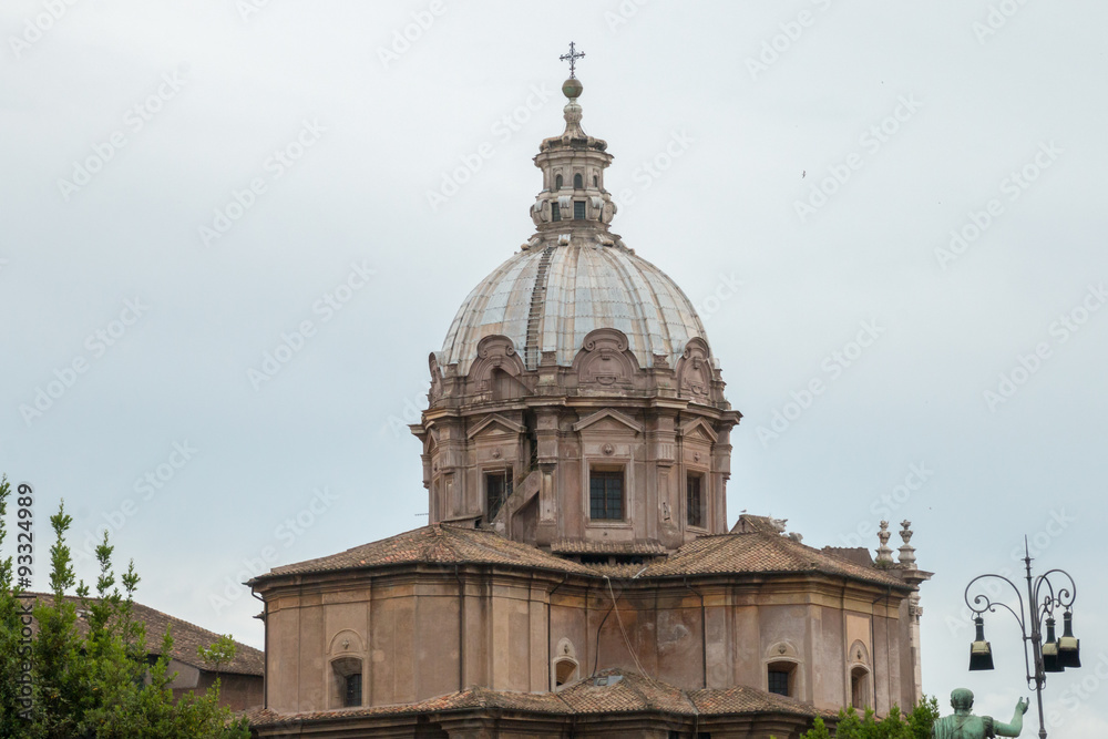 Santi Luca e Martina church in Rome, Italy