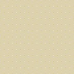 Canvas schilderij Ruiten patronen Gouden ruitjes elegant wandpatroon  © supermimicry 