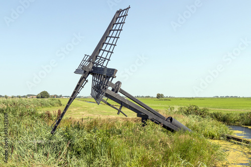 Friese paaltjasker windmill. photo