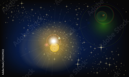 vector background with stars