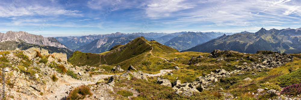Fototapeta premium Alpenpanorama