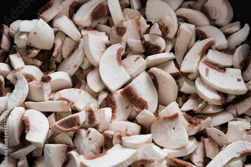 Wallpaper Mural chopped champignons Torontodigital.ca