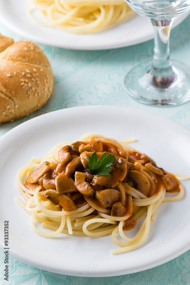 champignon mushroom spagetti champignon mushroom spagetti