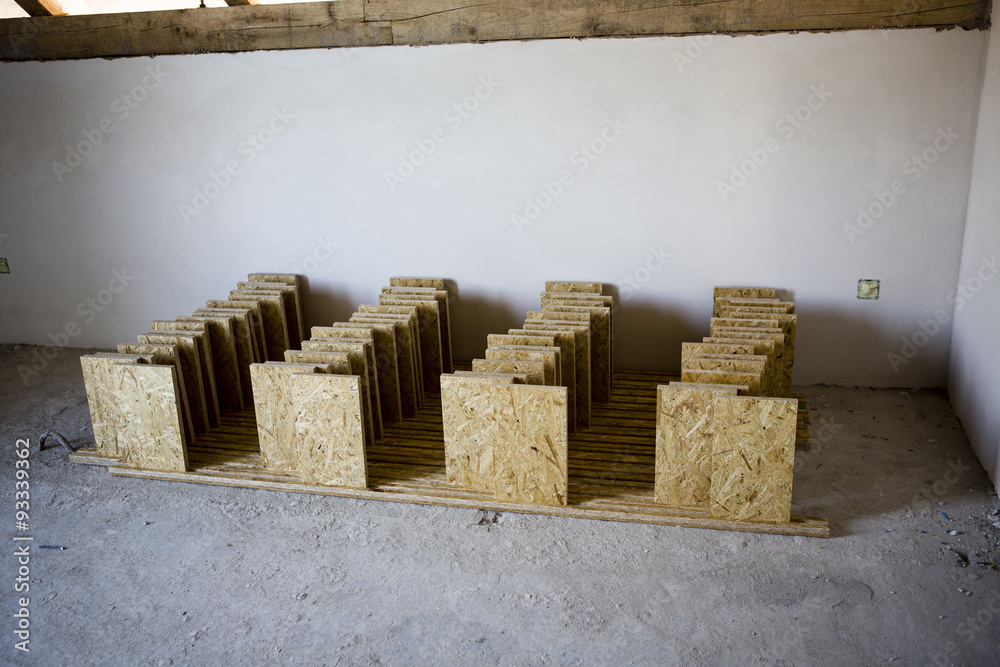 support panel from OSB board - diy holder for insulation support panel from OSB board - diy holder for insulation