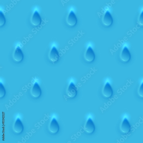 Seamless pattren, rain from relief texture 3d modelling clay