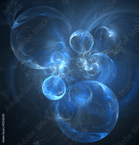 Abstract fractal background for creative design