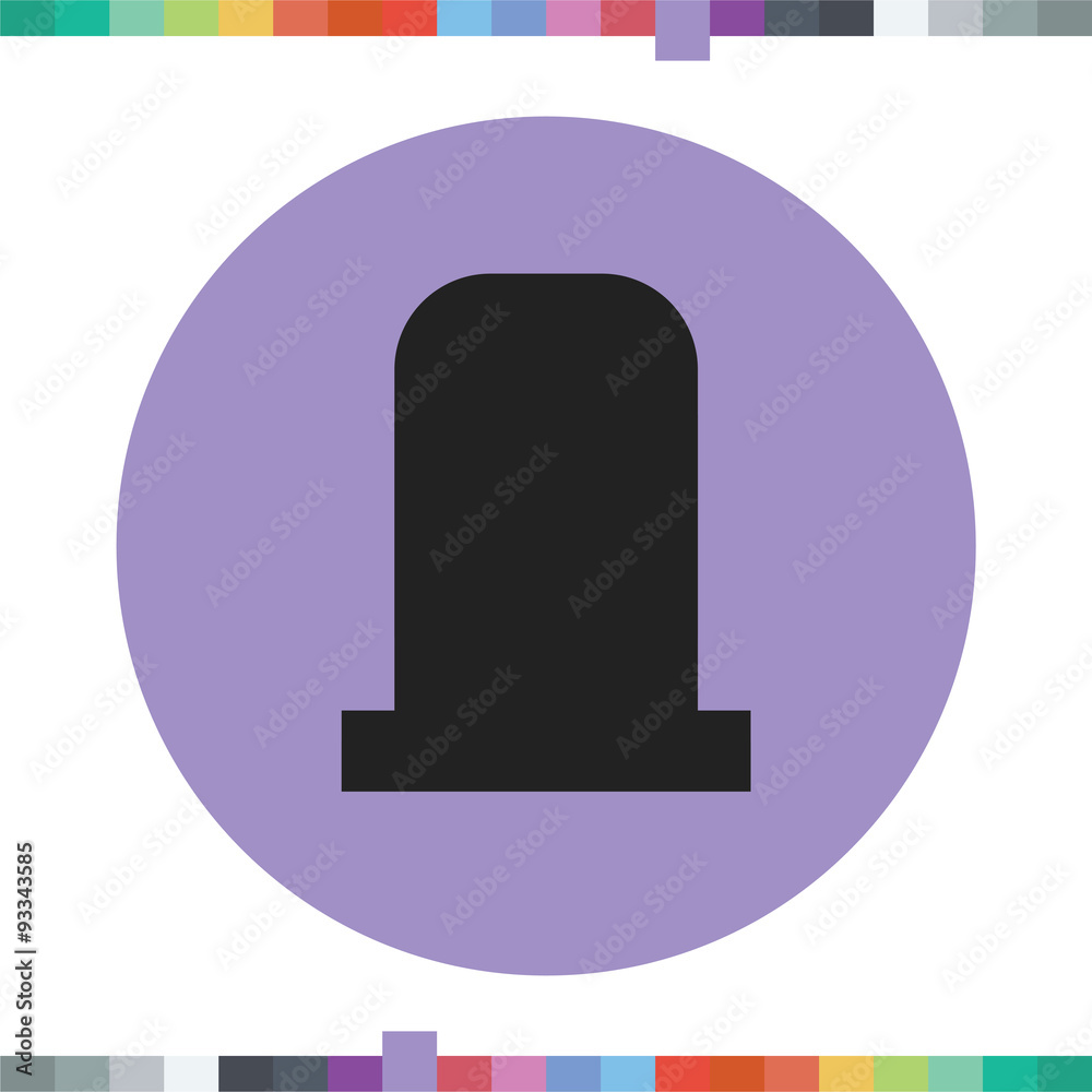 Gravestone icon. Halloween icon. Gravestone icon. Halloween icon.