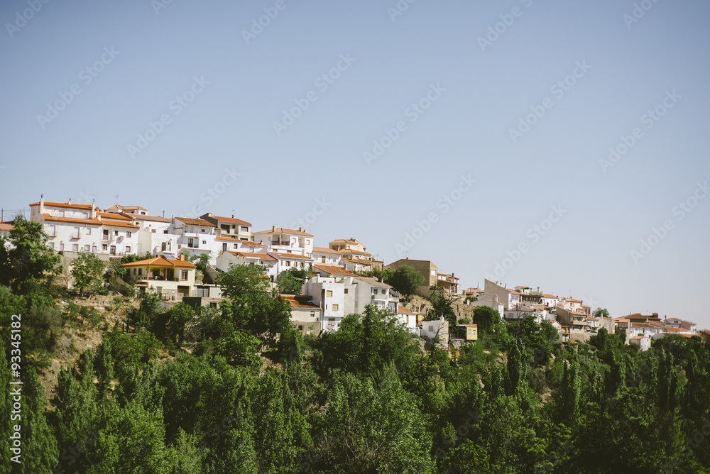 Vistas de Jerez del Marquesado. Granada.