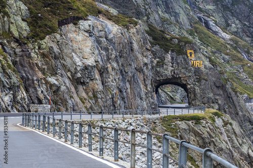 Tableau sur toile Paßstraße Sustenpass, Meiental, Kanton Uri, Schweiz