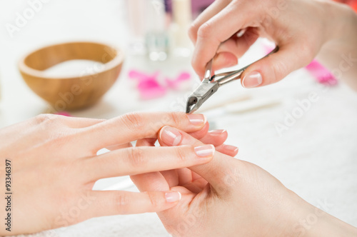 Beauty manicure procedure