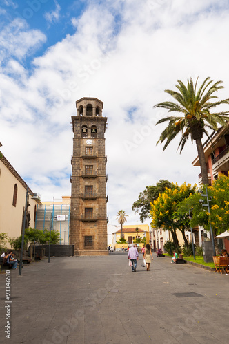 The tower of the Church of the Conception. San Cristobal de La Laguna, Tenerife