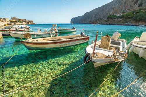 Fototapeta Naklejka Na Ścianę i Meble -  Fishing boats Gerolimenas