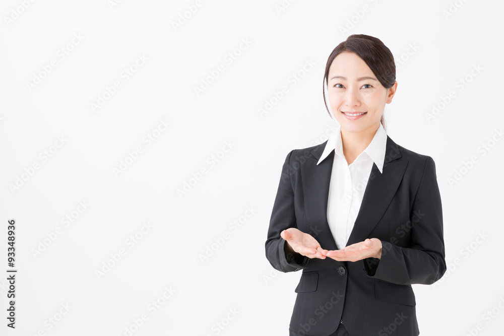 portrait of asian businesswoman isolated on white background portrait of asian businesswoman isolated on white background