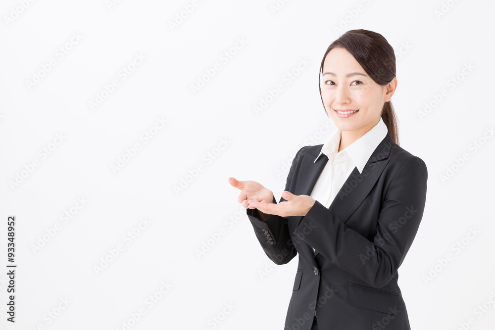portrait of asian businesswoman isolated on white background portrait of asian businesswoman isolated on white background